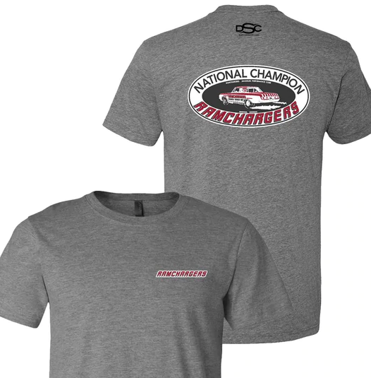 Ramchargers National Champion Grey Tee 